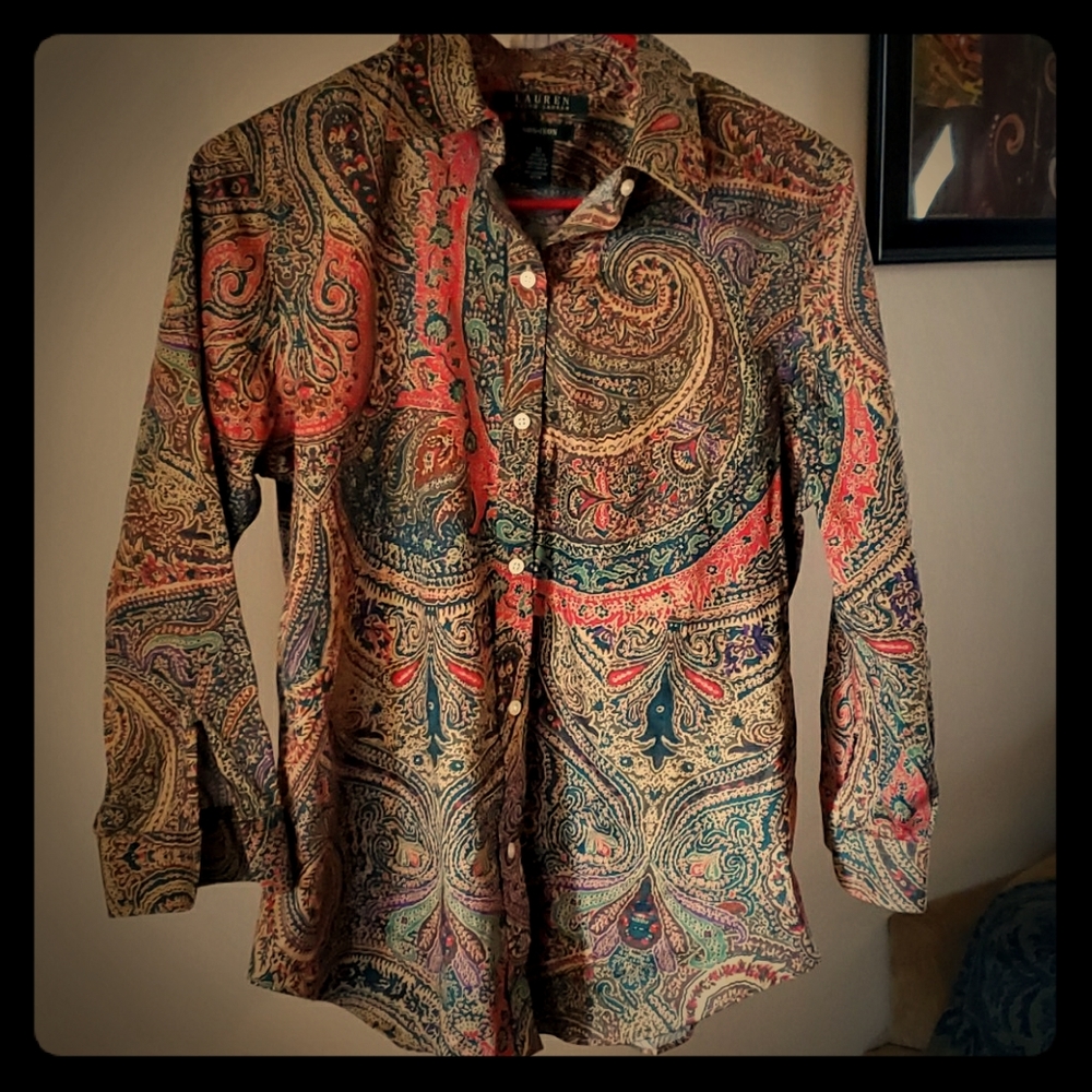 Lauren by Ralph Lauren Button-up Blouse